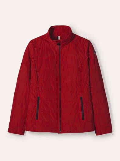 Leichte Steppjacke Signalrot
