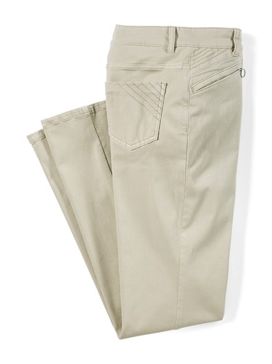 Powerstretch-Baumwollhose Sand