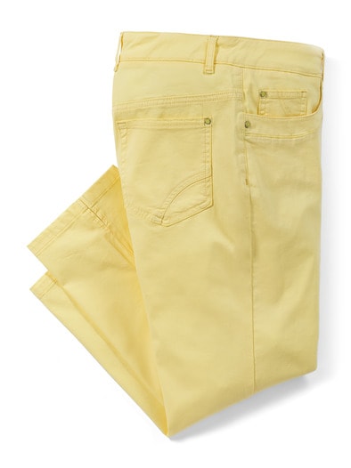 Baumwoll-Capri Supersoft Zartgelb