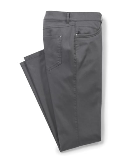 Extraglatt Baumwollhose Anthrazit