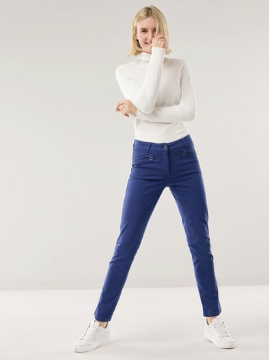Powerstretch-Baumwollhose Ultramarine