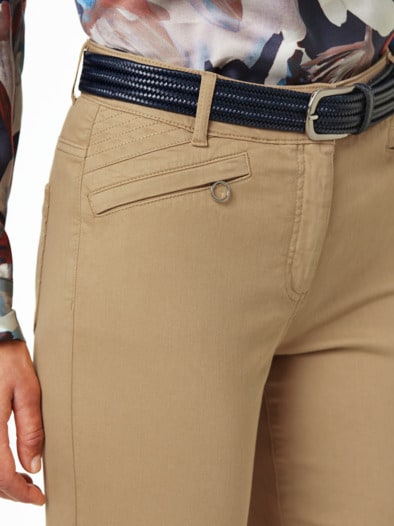 Powerstretch-Baumwollhose Caramel