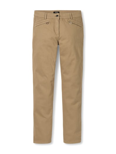 Powerstretch-Baumwollhose Caramel