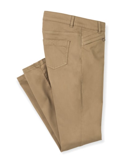 Powerstretch-Baumwollhose Caramel