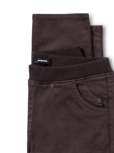 Schlupfhose Jerseybund Kaffeebraun