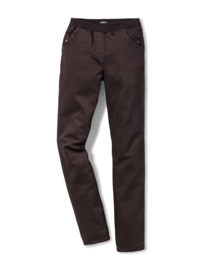 Schlupfhose Jerseybund Kaffeebraun