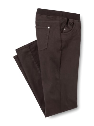 Schlupfhose Jerseybund Kaffeebraun
