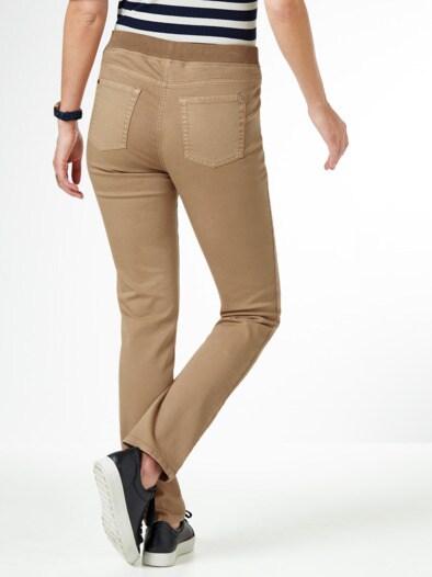 Schlupfhose Jerseybund Caramel