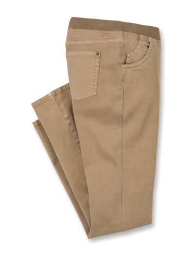 Schlupfhose Jerseybund Caramel
