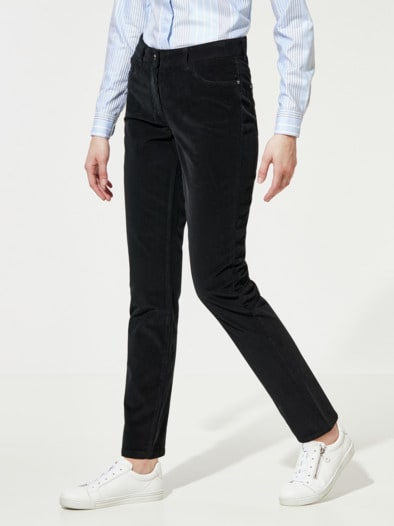 Five-Pocket-Cordhose Schwarz