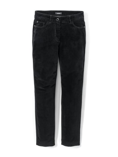 Five-Pocket-Cordhose Schwarz