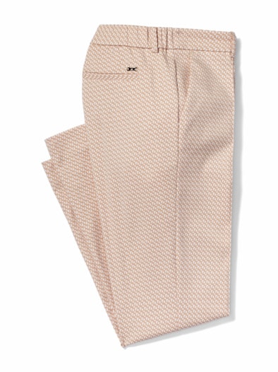 7/8-Jacquardhose Minimal Creme