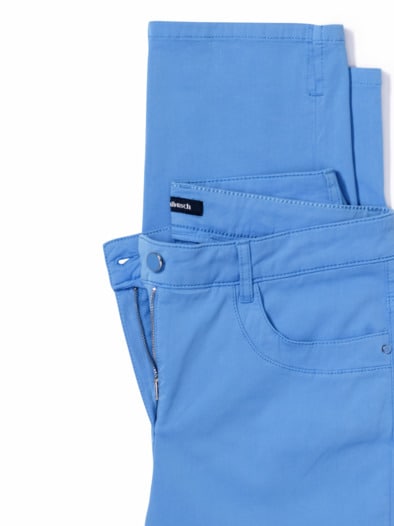 Baumwoll-Capri Supersoft Königsblau