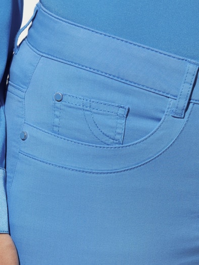 Baumwoll-Capri Supersoft Königsblau