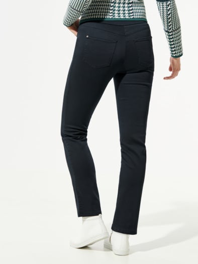 Thermo-Extraglatt Baumwollhose Marine