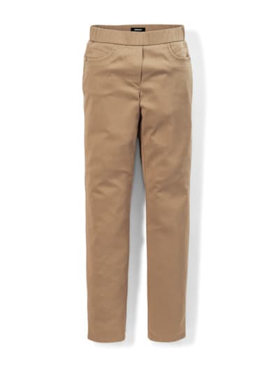 Thermo-Extraglatt Baumwollhose Caramel