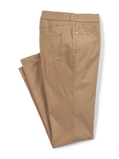 Thermo-Extraglatt Baumwollhose Caramel