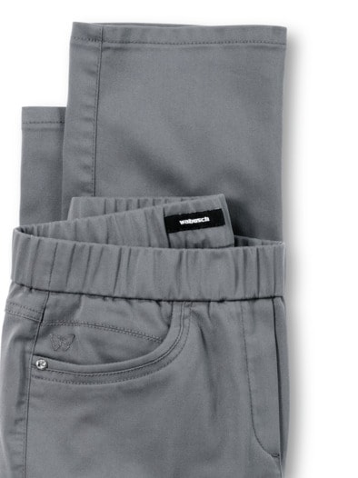 Thermo-Extraglatt Baumwollhose Anthrazit