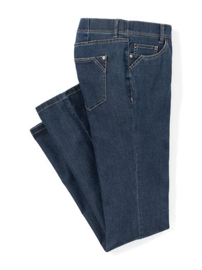 Yoga-Jeans Ultrastretch Feminine F. Blue Stoned