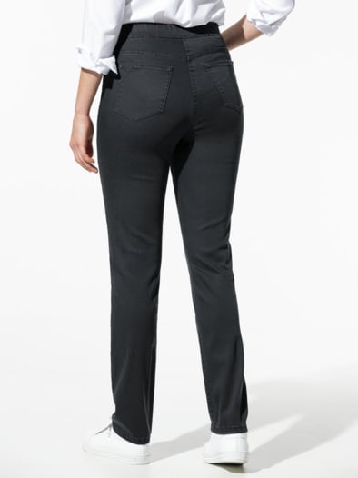 Yoga-Schlupfjeans Black