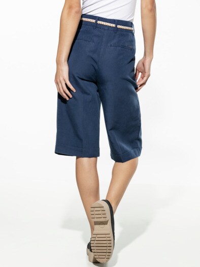 Leinenmix Bermudas Marine