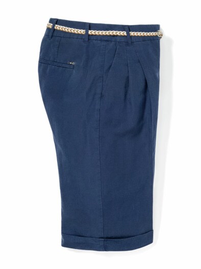 Leinenmix Bermudas Marine