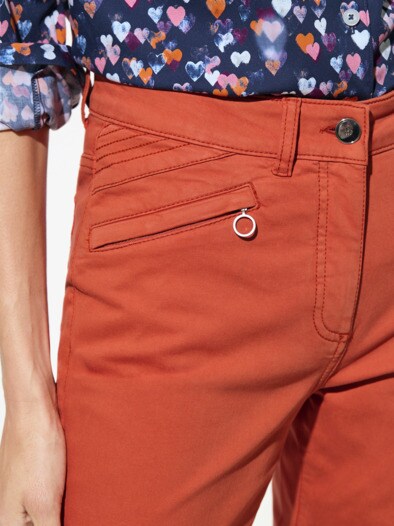 Powerstretch-Baumwollhose Zimt