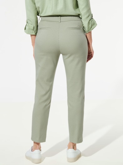 7/8-Jacquardhose Minimal Khaki