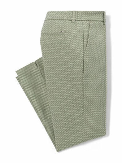 7/8-Jacquardhose Minimal Khaki