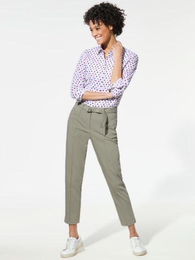 7/8-Bi-Stretch Cityhose Khaki