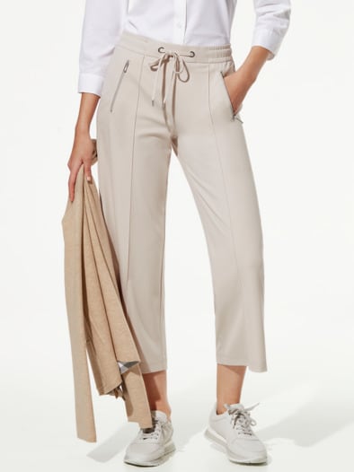 Jersey-Culotte Viskosa Creme