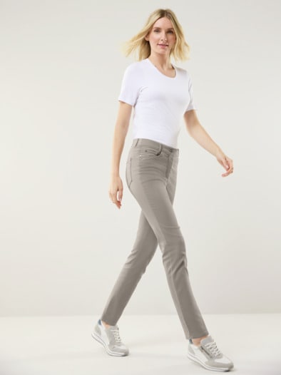 Yoga-Jeans Ultrastretch Stein