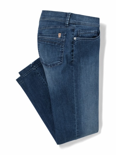 7/8-Stretchjeans Premium-Klima Stone Washed