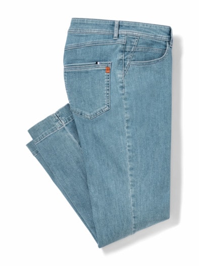 7/8-Jeans Slim-Effekt Light Blue