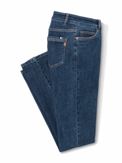 Passform-Jeans Slim Fit Blue Stoned