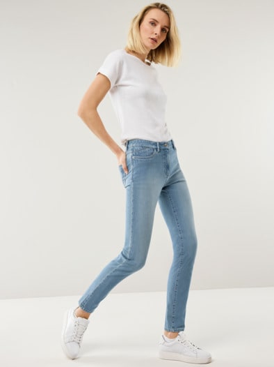 Bi-Stretch-Jeans Softtouch Bleached