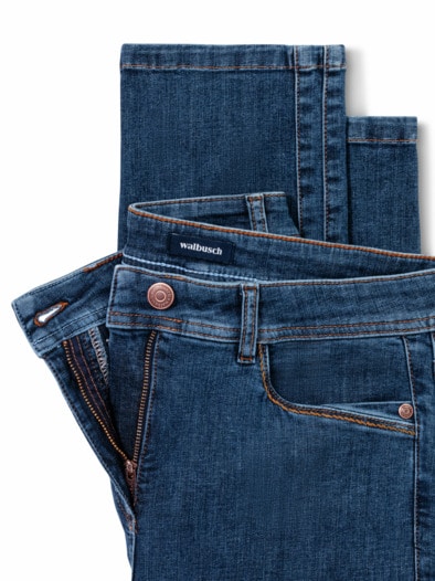 Passform-Jeans Feminine Fit Blue Stoned