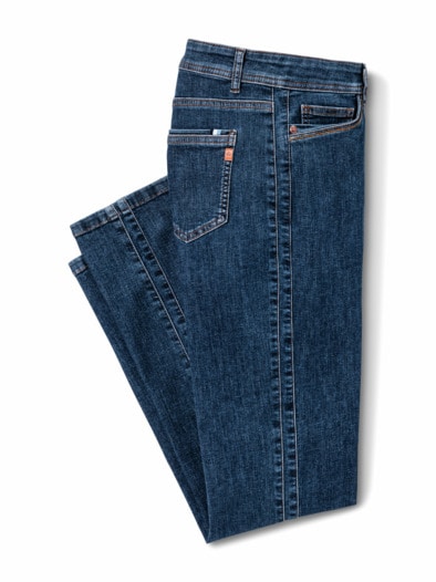 Passform-Jeans Feminine Fit Blue Stoned