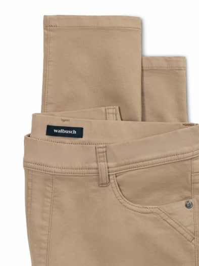 Yoga-Schlupfjeans Caramel