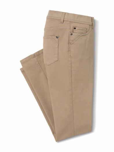 Yoga-Schlupfjeans Caramel