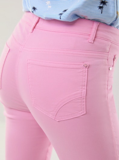 Baumwoll-Capri Supersoft Nelke