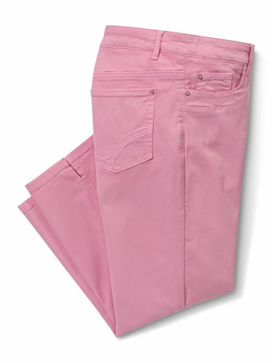 Baumwoll-Capri Supersoft Nelke