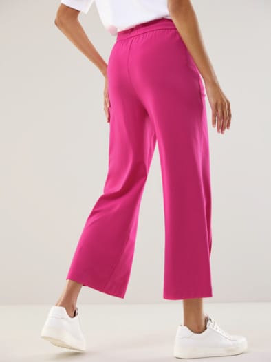 Jersey-Culotte Viskosa Fuchsia