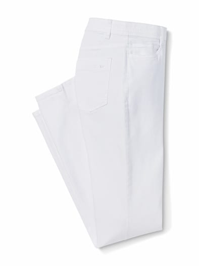 Five Pocket Schlupfhose Weiß