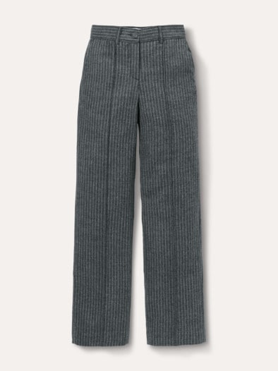Premium Marlenehose Nadelstreifen Anthrazit