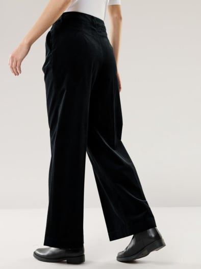 Premium Marlene Cordhose Schwarz