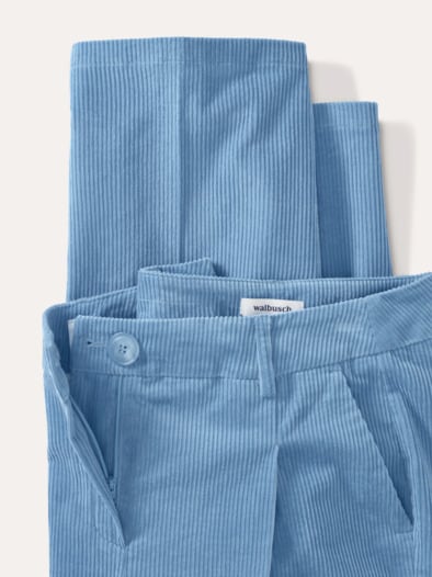 Premium Marlene Cordhose Ozeanblau