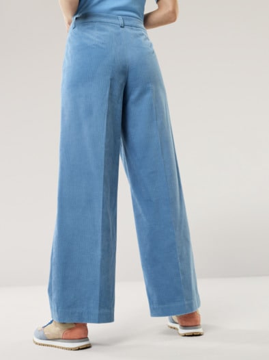 Premium Marlene Cordhose Ozeanblau