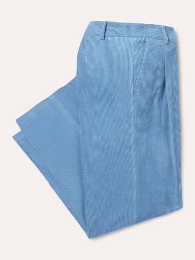 Premium Marlene Cordhose Ozeanblau