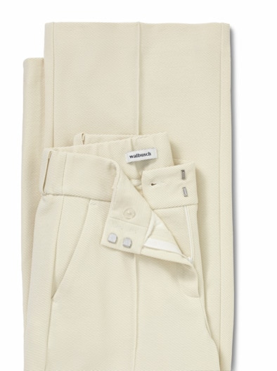 Strukturjersey Culotte Creme